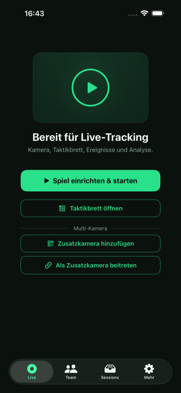 TikiTakaTrAIner – Live-Start